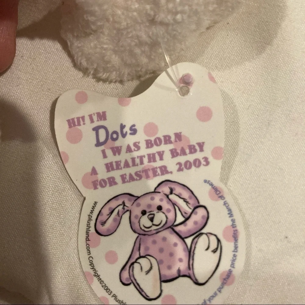 March of Dimes 2003 Baby Rabbit Plush